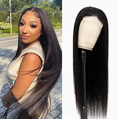 LEhan 5x5 Hd Lace Closure Wigs Human Hair for Women, 160% Density