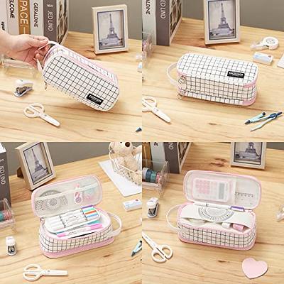 Pencil Case Big Capacity Pencil Case Organizer For Girls Kids Adults Women  Zipper Pencil Pouch Aesthetic Large Pen Case With Handle For School Office