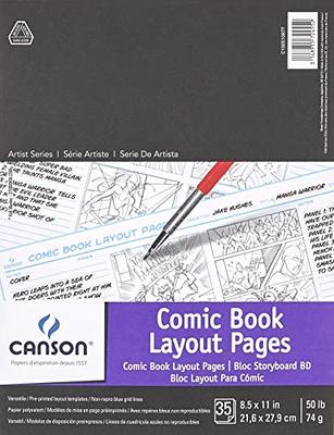 Canson Artist Series Drawing Paper, Wirebound Pad, 9x12 inches, 24 Sheets  (80lb/130g) - Artist Paper for Adults and Students - Charcoal, Colored