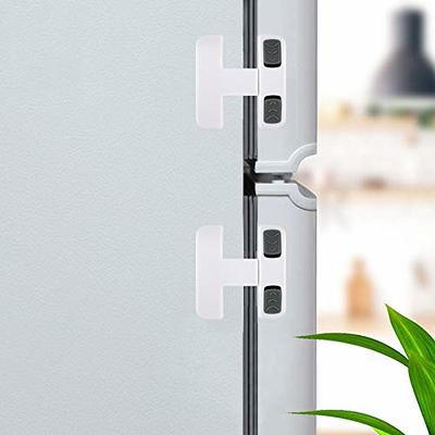 Improved Home Refrigerator Fridge Freezer Door Lock, Latch Catch Toddler  Kids Child Fridge Locks Baby Safety