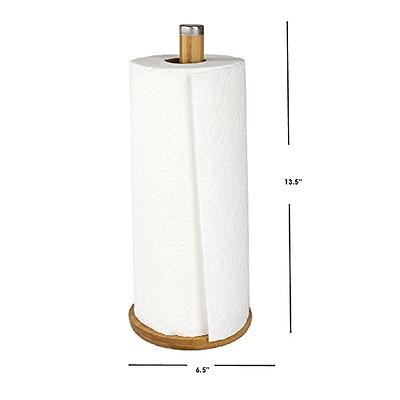 Paper Towel Holder Countertop, OBODING, Kitchen Paper Towel Stand Holder  for Kitchen Organization and Storage, Paper Towel Holders for Standard and