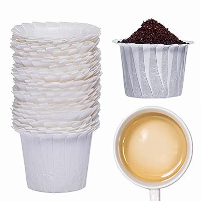 100 Disposable Coffee Filters - Keurig Paper Filters for K Cup - Fits  Keurig Brewers, K Supreme, K Slim and Ninja Reusable K-Cup Coffee Pods -  Single Serve Filter, Sediment-Free, White - Yahoo Shopping