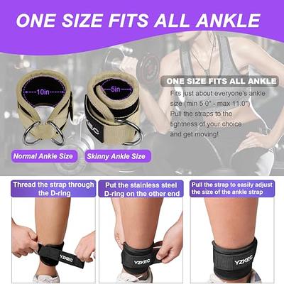 YZKEC Ankle Strap for Cable Machine Attachments and Resistance Bands with  D-Rings,Adjustable Neoprene Padded Ankle Cuff for Leg Extensions,Glute  Workouts,Gym for Women and men （Camo） - Yahoo Shopping