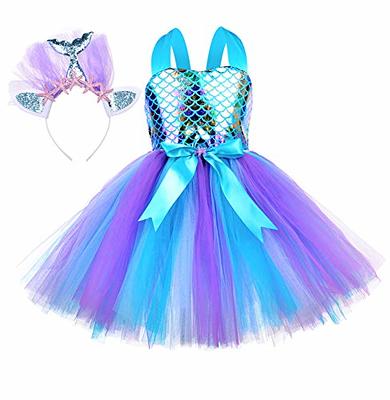 Tutu Dreams Mermaid Dress for Girls Halloween Costumes Kids Birthday Outfits  Gifts Mermaid Party Decorations - Yahoo Shopping