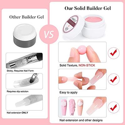 Solid Nail Glue Gel - BettyCora 5 in 1 Gel Nail Glue for Nail Tips  Rhinestone Gel Glue for Nails 3D Sculpture Gel,15ML Super Strong Solid Nail  Glue