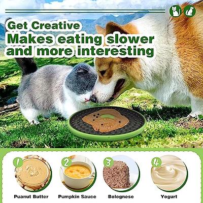 Lick Mat for Dogs, Dog Crate Lick Pads Slow Feeder, Lick Pad Crate Training  Toy Crate Lick Plate,Very Suitable Peanut Butter, Treats Yogurt