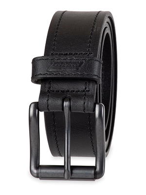 George Men's Reversible Black to Brown Braided Belt With Big & Tall Sizes 