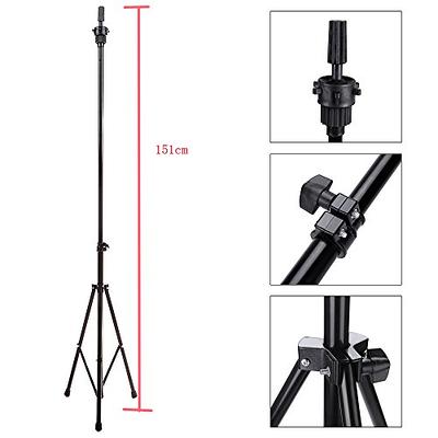 Adjustable Wig Stand Tripod for Mannequin Head Styling Practice  Hairdressing