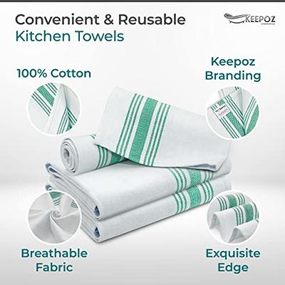 100% Ring Spun Cotton Dish Towels by Utopia Towels – Utopia Deals