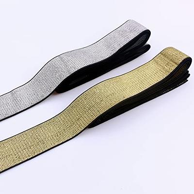 Glitter Elastic Ribbon Sewing, Elastic Band Sewing Gold