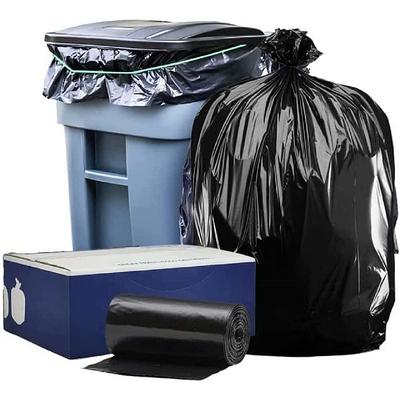PlasticMill 67 in. W x 79 in. H. 100 Gal. 1.3 mil Black Trash Bags  (40-Count) PM-6779-13-B-40 - The Home Depot