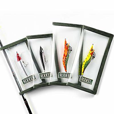 Fishing Lure Wraps 4-Pack Clear PVC Lure Covers 4.5 W x 8.6 L with Fishing  Hook Keepers - Yahoo Shopping