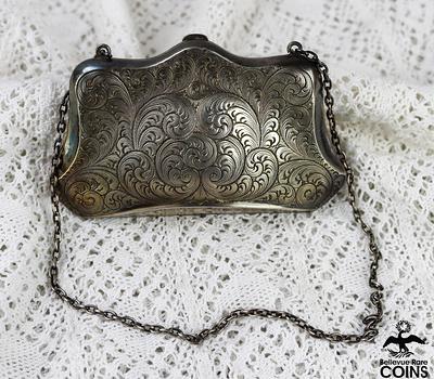 Silver Purse - Antique Floral Patterns at Rs 49000/piece | Silver Purses in  Rajkot | ID: 2850386506955