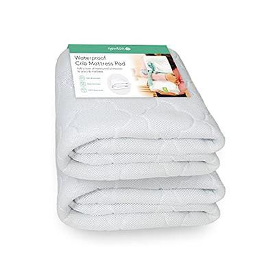 Yoofoss 2 Pack Waterproof Crib Mattress Protector, Quilted Fitted Crib