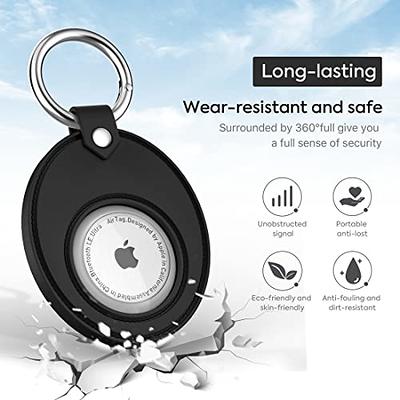 Universal AA Medallion or Coin Holder Keychain Black Soft Silicone 