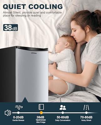 BANGSON 1.6 Cu.Ft Compact Mini Fridge With Freezer, Energy Saving, Low  Noise, Portable, Adjustable Temperatures, Simple Design - Yahoo Shopping