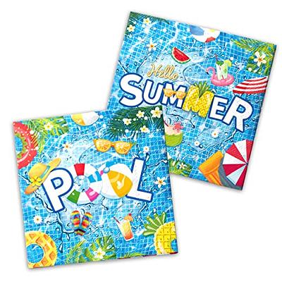Decals  Summer Word Personalized Labels Fun Decor Pool Party Beach Birthday  Tub Decorations - Yahoo Shopping