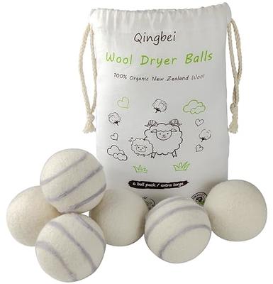 Laura Ashley 4 Pack Wool Dryer Balls and Lavender Essential Oil Kit