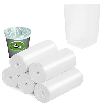 2 Gallon Small Trash Bags, Clear, 150 Counts/ 3 Rolls 50 Count