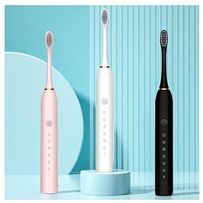  Clearance Electric Toothbrush for Adults with 8 Brush Heads &  Travel Box & Toothbrush Holder 6 Cleaning Modes IPX7 Waterproof Electric  Toothbrush 8 Hours Charging for 60 Days Using Soft Bristles 