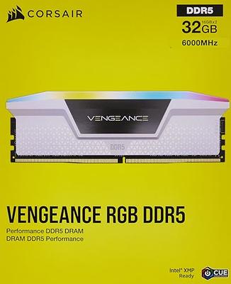 CORSAIR VENGEANCE RGB DDR5 RAM 32GB (2x16GB) 6000MHz CL36 Intel