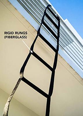 Fire Evacuation Rope Ladder 32ft (10m) with Safety Harness