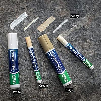 Grout Pen White Tile Paint Marker: Tile Grout Colorant and Sealer Marker  Waterproof Grout Paint, White - Yahoo Shopping