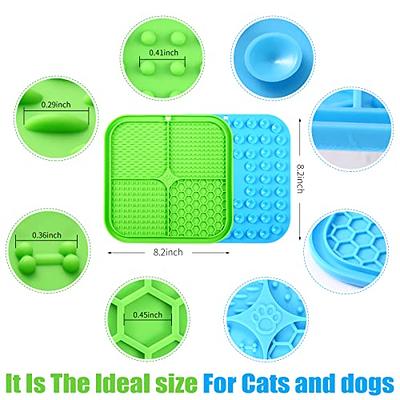 Licking Mat Slow Feeder for Dogs and Cats, Premium Lick Pad with Suction  Cups for Dog Anxiety Relief, Slow Feeder Dog Bowls, Bathing, Grooming and