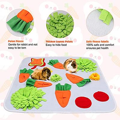 Small Pets, Rabbit Foraging Mat Small Pet Puzzle Toy Polar Fleece Pet  Snuffle Pad Bed