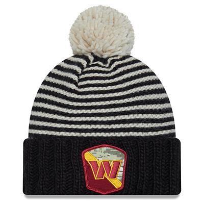 Washington Commanders NFL Sideline 2023 Red Bobble Knit Hat