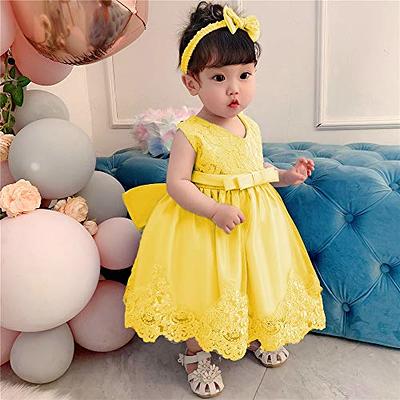 Buy Kids Girls Pink N Yellow Georgette Embroidered Ruffle Gown Festive Wear  Online at Best Price | Cbazaar