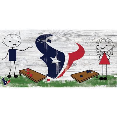 Houston Texans 6'' x 12'' Fansticks Cornhole Sign - Yahoo Shopping