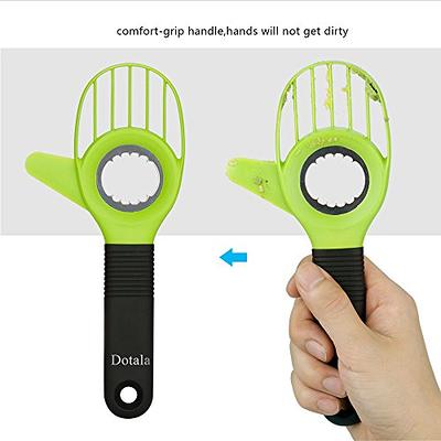 Avocado Cutter Slicer and Pitter 3 in 1, Avocado Tool with Silicon Grip  Handle Avocado Pitter, BPA Free Avocado Slicer Pit Remover, Multifunctional  Avocado Knife to Split Pit Cut 