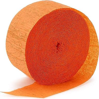 Orange Peel Crepe Paper Roll - 81' (1 Count) - Great for Stunning