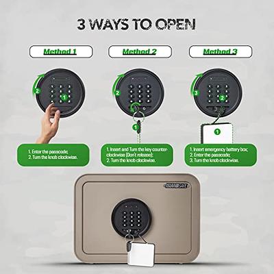 ISLANDSAFE Home Safe Box Digital Small Personal Safes caja fuerte