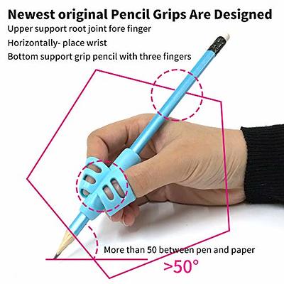 Pencil Grips for Kids Handwriting, Pencil Grips for Toddlers 2-4 Years, Pen  Grips Trainer for Beginners Preschoolers Kindergarten Children(4 Grips