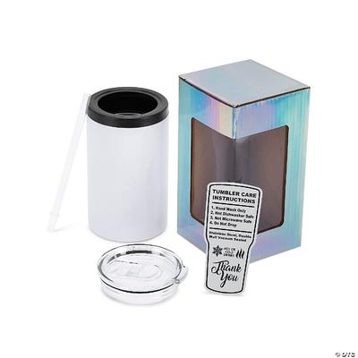 makerflo 12Oz Thick Duozie Sublimation Blank Tumbler with Splash Proof Lid  & Straw, DIY Gifts, 1 pc White - Yahoo Shopping