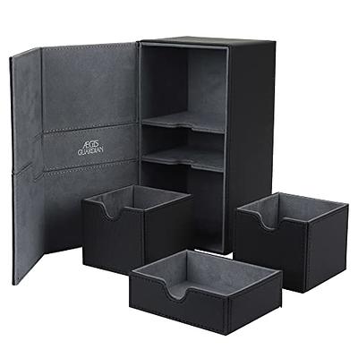 Card Deck Box For Mtg Card Storage Box Fits 100 Double - Temu