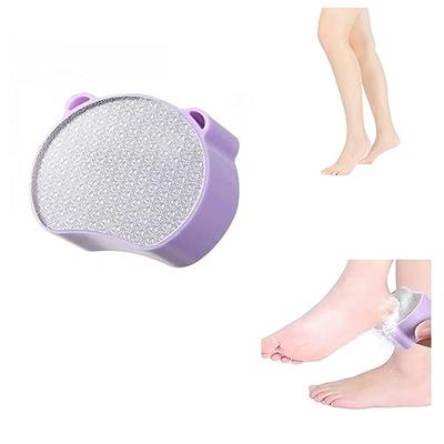 Heel Scraper,Portable Handheld Glass Foot File, Suitable for Exfoliating  and Cracking Heels, Crystal Surface Can Remove Body Hair from The Surface  of The Body. 1P-Purple - Yahoo Shopping