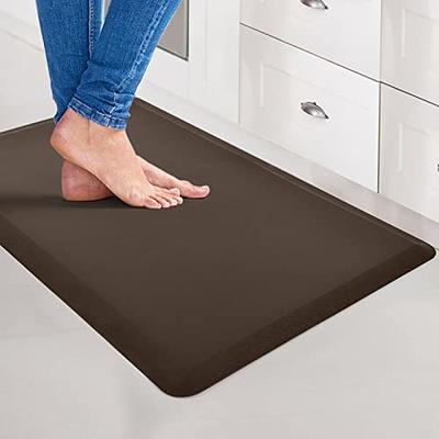Art3d Anti Fatigue Mat - 1/2 Inch Cushioned Kitchen Mats - Non Slip Foam  Comfort Cushion for Standing Desk, Office or Garage Floor (17.3x28,  Chocolate) - Yahoo Shopping
