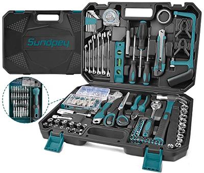 DEKOPRO 118 Piece Tool Kit Professional Auto Repair Tool Set Combination  Package Socket Wrench with Most Useful Mechanics Tools