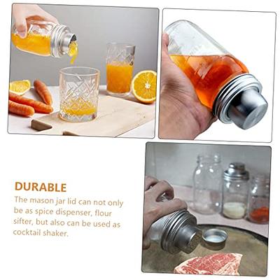 1pc Salt Pepper Sugar Shaker Dredge Dispenser Bottle Can Stainless