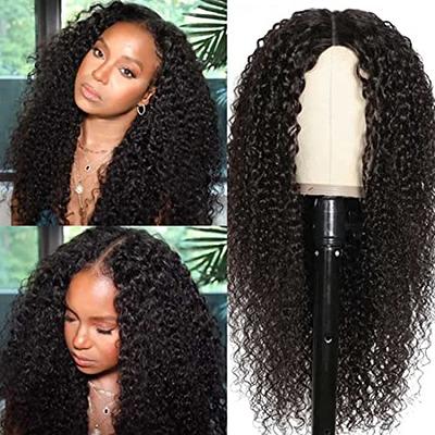 Domiso Glueless Deep Wave Lace Front Wig, 100% Brazilian Human Hair, Medium  Size, Removable Elastic Band, No Shedding, No Tangle, No Glue, No Gel, Easy  Wear, Comfortable, Fast Delivery - Yahoo Shopping