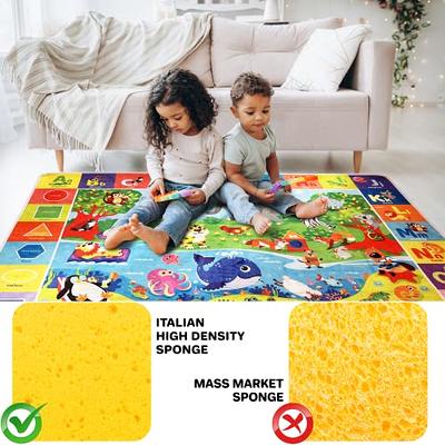 BABY PLAY MAT: Foldable, Padded Floor Mat for Crawling, Playing, and  Toddler Playroom | Baby Care Foam Mat | Extra-Large Floor Mats For Kids |  Playpen