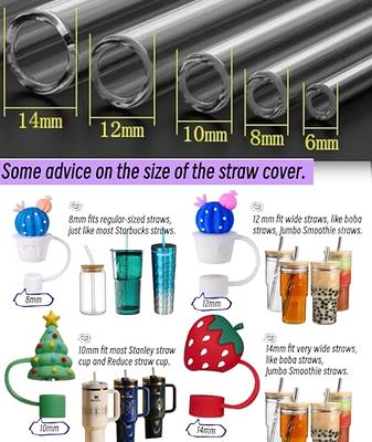 4PCS Straw Covers for Boba Straws, 12mm & 14mm Silicone Straw Tips for Wide  straws Large straws Jumbo Straws Smoothie Straws Reusable Straws Glass  Straw Silicone Straws - Yahoo Shopping