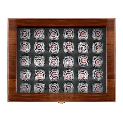 Cooyes Ring Display Case Championship , Sports Baseball Ring Display Case Box for Multiple Rings and for Single/Replica/Softball Ring Display Sports