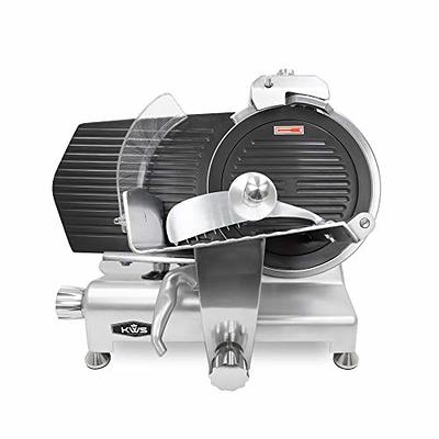 VEVOR Meat Slicer 200W Electric Deli Slicer with Two 7.5 in. Stainless  Steel Removable Blade Food Slicer Machine for Meat BZDQPJ200W75I7CZUV1 -  The Home Depot