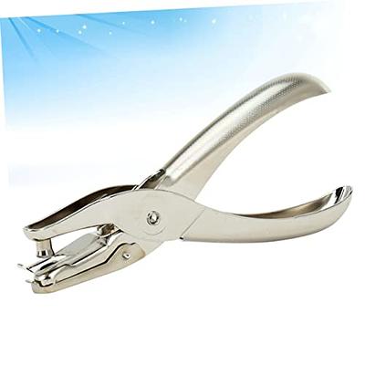 1/4 Single Hole Punch Handheld Hole Puncher Metal Paper Puncher, Silver  2pcs - Yahoo Shopping