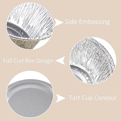 Aluminum Foil Baking Cups, 150 Pack Disposable 3 Oz Ramekins Aluminum  Cupcake Muffin Liners Silver Foil Baking Cups for Egg Tart, Baking, Cupcake,  Pudding, Appetize - Yahoo Shopping