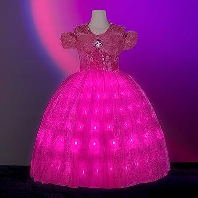  UPORPOR Light Up Princess Costume Belle Girls